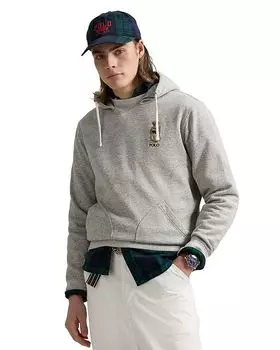 Толстовка с капюшоном Polo Bear из флиса Polo Ralph Lauren, серый