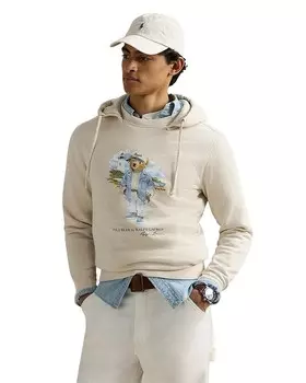 Толстовка с капюшоном Polo Bear Slub Fleece Polo Ralph Lauren, слоновая кость/кремовый