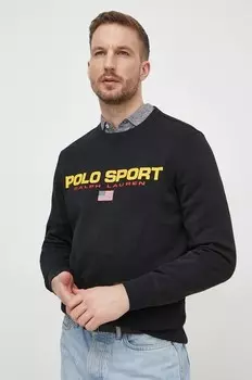 Толстовка с капюшоном Polo Ralph Lauren, черный