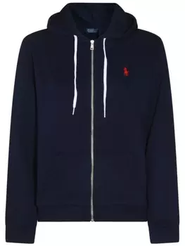 Толстовка с капюшоном Polo Ralph Lauren Polo Pony из хлопка, синий