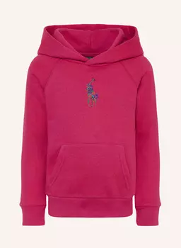 Толстовка с капюшоном Polo Ralph Lauren, розовый