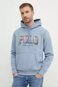 Толстовка с капюшоном Polo Ralph Lauren, синий
