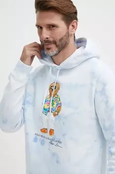 Толстовка с капюшоном Polo Ralph Lauren, синий