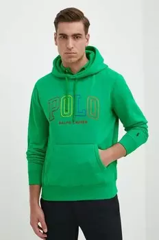 Толстовка с капюшоном Polo Ralph Lauren, зеленый