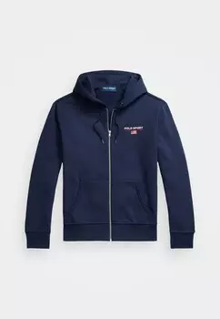 Толстовка с капюшоном POLO SPORT FLEECE FULL-ZIP HOODIE UNISEX Polo Sport Ralph Lauren, темно-синий