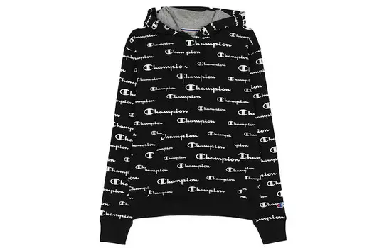 Толстовка с капюшоном Powerblend AOP Pouch Champion, серый