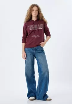 Толстовка с капюшоном PRINTED Koton, бордовый