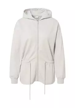 Толстовка с капюшоном, приталенная, женская LASCANA, цвет Silver Grey
