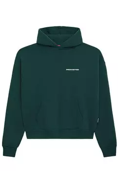 Толстовка с капюшоном PROHIBITED, зеленый