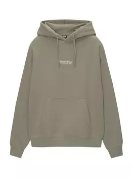Толстовка с капюшоном Pull&Bear Sweatshirt, хаки