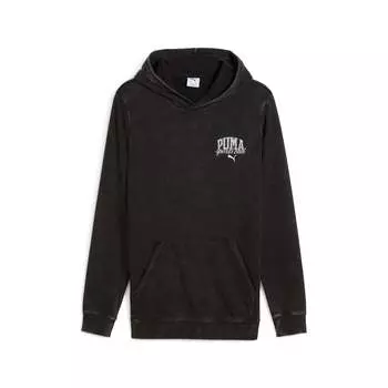 Толстовка с капюшоном PUMA Men's Class Washed для мужчин, черный