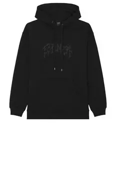 Толстовка с капюшоном "Puncture satin" от Former, black