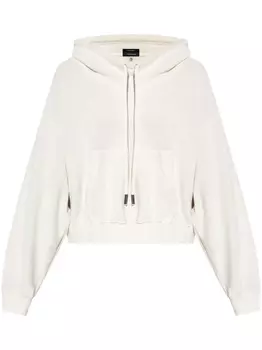 Толстовка с капюшоном R13 из хлопка, белый