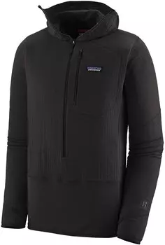 Толстовка с капюшоном R1 - Мужская Patagonia, черный