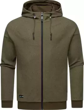 Толстовка с капюшоном Ragwear "Дрейнер", мужская базовая толстовка с капюшоном, зеленый