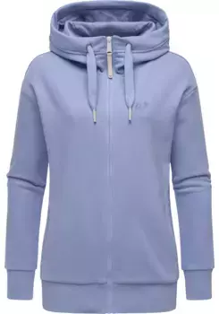 Толстовка с капюшоном Ragwear "Йодис Зип", мягкая женская толстовка на молнии с капюшоном, синий