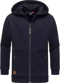 Толстовка с капюшоном Ragwear "Juray Zip", модная детская толстовка для мальчиков с капюшоном, синий