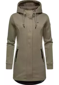 Толстовка с капюшоном Ragwear "Letti Bonded", спортивная куртка с капюшоном тонкой вязки, коричневый