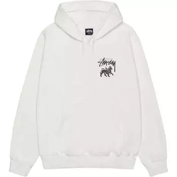 Толстовка с капюшоном Rasta Lion, окрашенная пигментом Stussy, Marine
