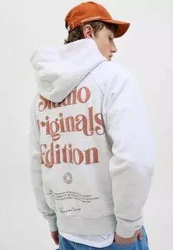 Толстовка с капюшоном RCKENPRINT - Sweatshirt Jack & Jones, кремовый
