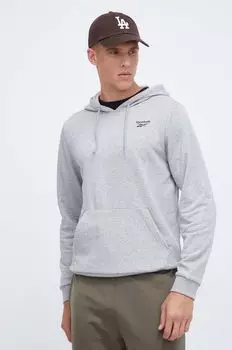 Толстовка с капюшоном Reebok, серый