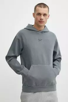 Толстовка с капюшоном Reebok, серый