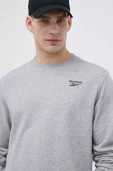 Толстовка с капюшоном Reebok, серый