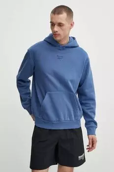 Толстовка с капюшоном Reebok, синий