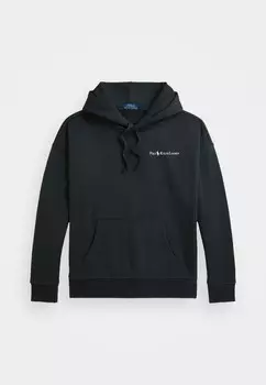 Толстовка с капюшоном RELAXED FIT LOGO FLEECE HOODIE Ralph Lauren, черный