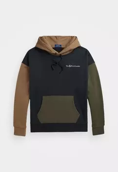 Толстовка с капюшоном RELAXED FIT LOGO FLEECE HOODIE Ralph Lauren, черный