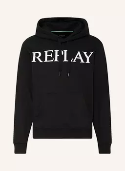 Толстовка с капюшоном Replay, черный