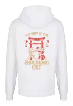 Толстовка с капюшоном RETRO GAMING THE WAY OF THE EXPLODING FIST F4NT4STIC, белый