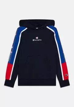 Толстовка с капюшоном RETRO HOODIE TAPE UNISEX Champion, темно-синий