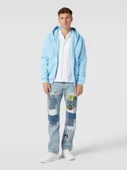 Толстовка с капюшоном Review, светло-синий