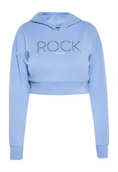 Толстовка с капюшоном ROCKEASY Sweatshirt, синий