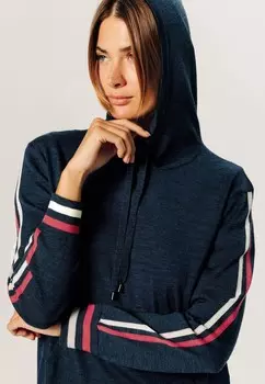 Толстовка с капюшоном Rodier, синий деним