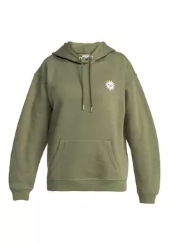 Толстовка с капюшоном Roxy, зеленый