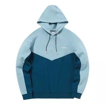 Толстовка с капюшоном с цветными блоками Li-Ning, синий