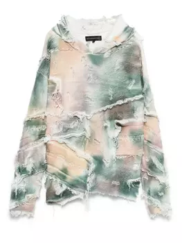 Толстовка с капюшоном с камуфляжным узором Who Decides War, нейтральный