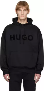 Толстовка с капюшоном с логотипом Hugo