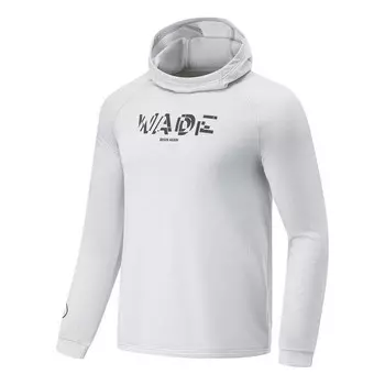 Толстовка с капюшоном с логотипом way of wade тренировочная толстовка Li-Ning, серый