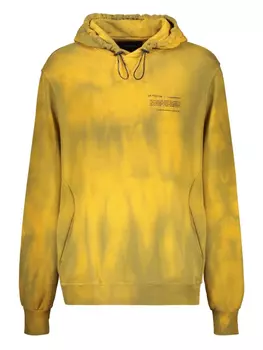 Толстовка с капюшоном с принтом тай-дай ISO.POETISM, оранжевый