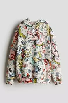 Толстовка с капюшоном с рисунком H&M, мультиколор