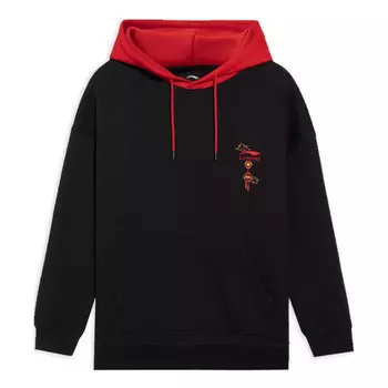 Толстовка с капюшоном с рисунком в виде китайского нового года Li-Ning, черный