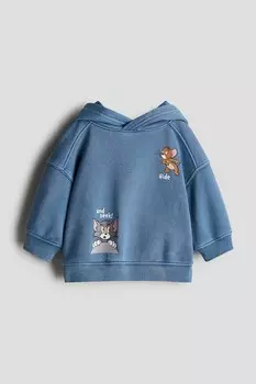 Толстовка с капюшоном с шероховатой внутренней частью H&M, мультиколор