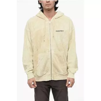 Толстовка с капюшоном S-UMMERY из махрового хлопка Diesel, Yellow