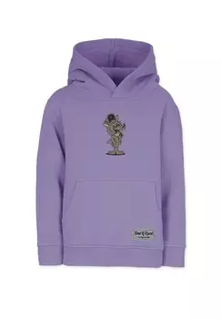 Толстовка с капюшоном с волком Band of Rascals, фиолетовый