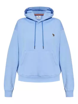 Толстовка с капюшоном с вышитым узором «зебра» PS Paul Smith, синий