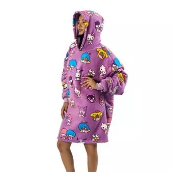 Толстовка с капюшоном Sanrio Hello Kitty & Friends для подростков Licensed Character, фиолетовый