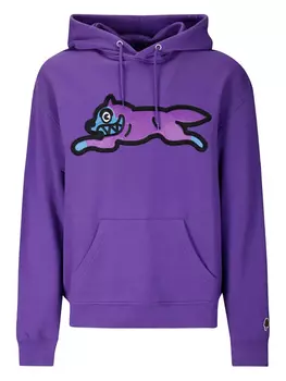 Толстовка с капюшоном Sati Running Dog Popover с аппликацией в виде собаки ICECREAM, фиолетовый